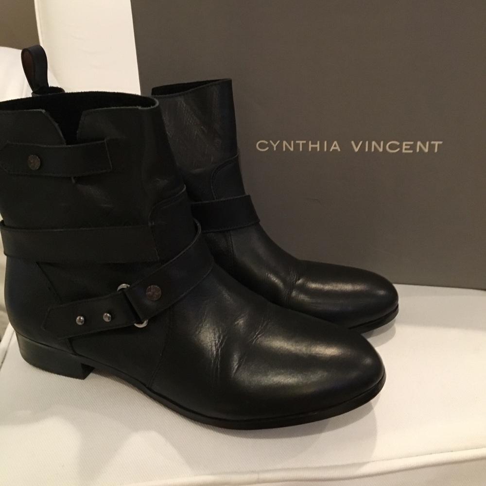 Cynthia Vincent Leather Boots